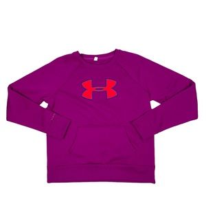 Under Armour Big Logo Letterman Crew Sweatshirt